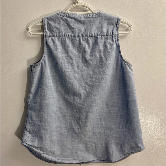 GAP Denim Button Up Tank Top - Picture 2 of 3